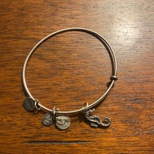 Alex and Ani Seahorse Charm Bracelet